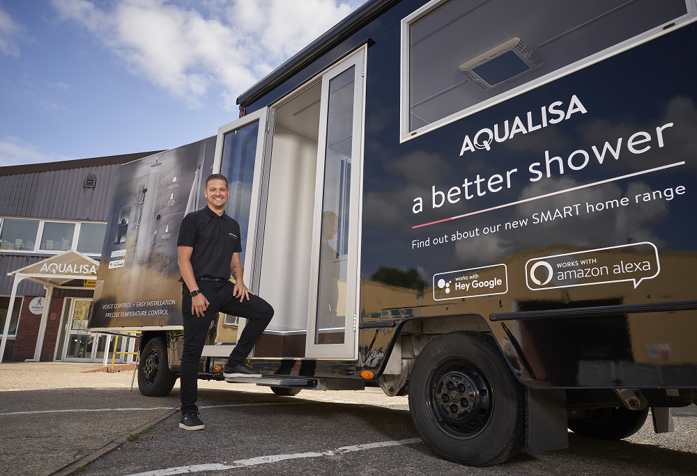 Aqualisa storms ahead with smart shower support