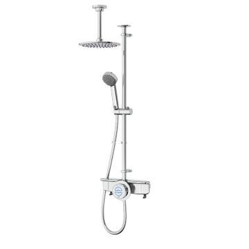 Quartz Classic Smart Digital Shower Exposed with Adjustable and Fixed Ceiling Head